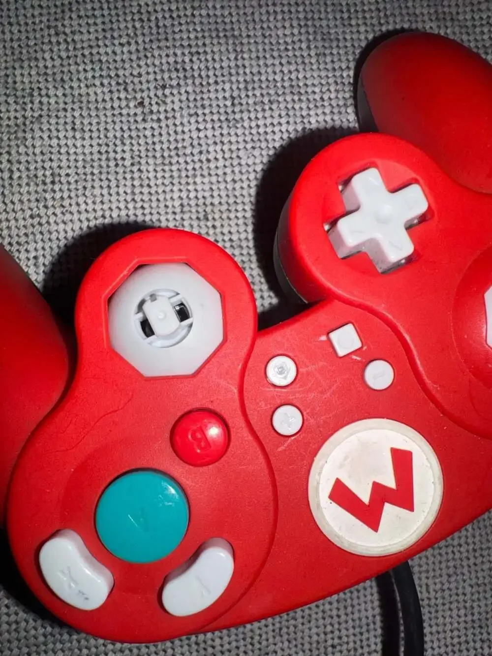 PDP Wired Fight Pad Pro GameCube Style Controller for Nintendo Switch - Mario Ed